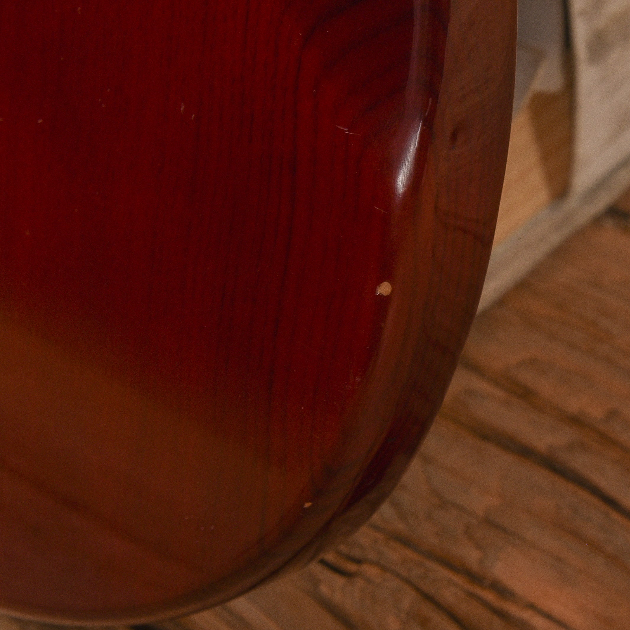 Ktone 6-String Fretless Bass Transparent Red Bass Guitars / 5-String or More