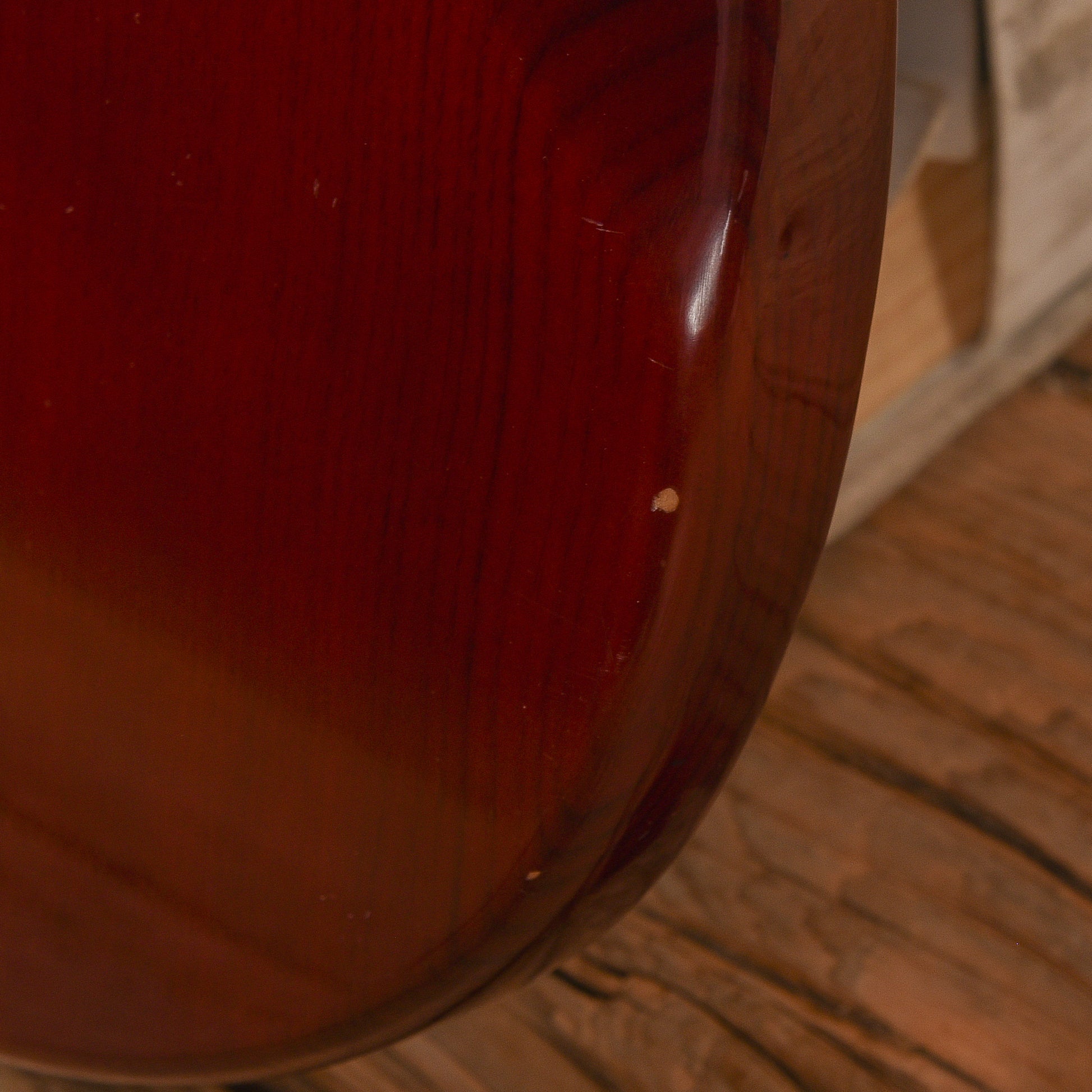 Ktone 6-String Fretless Bass Transparent Red Bass Guitars / 5-String or More