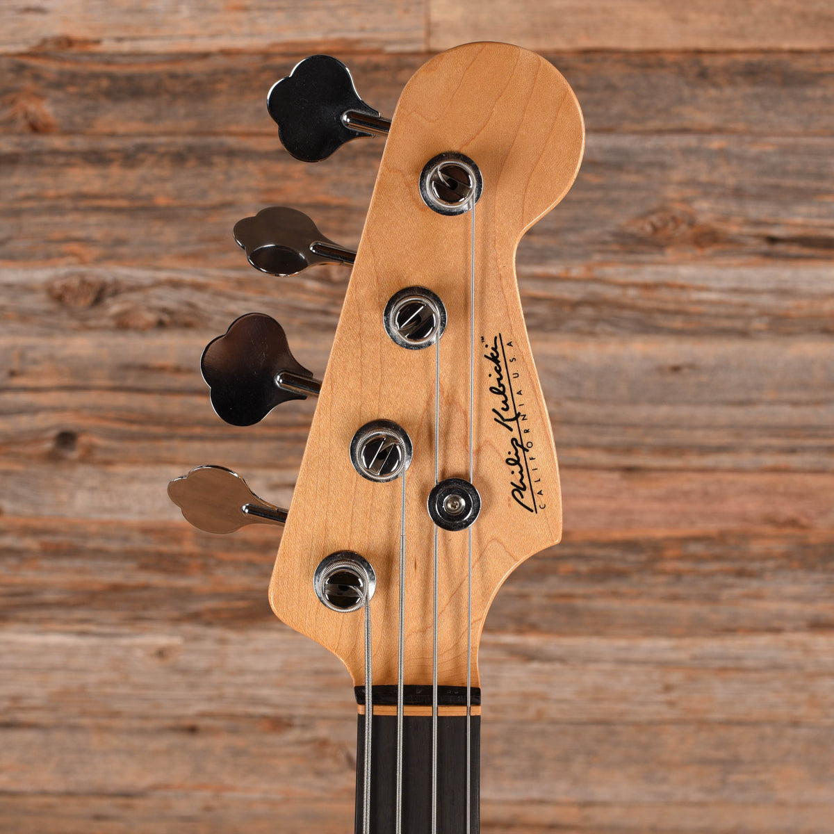 Kubicki Neck w/Unbranded Bass body Natural 1980s Bass Guitars