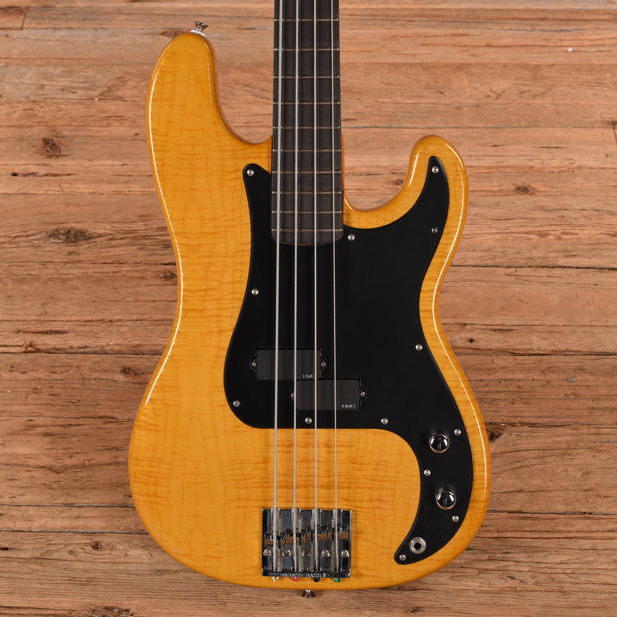 Kubicki Neck w/Unbranded Bass body Natural 1980s Bass Guitars