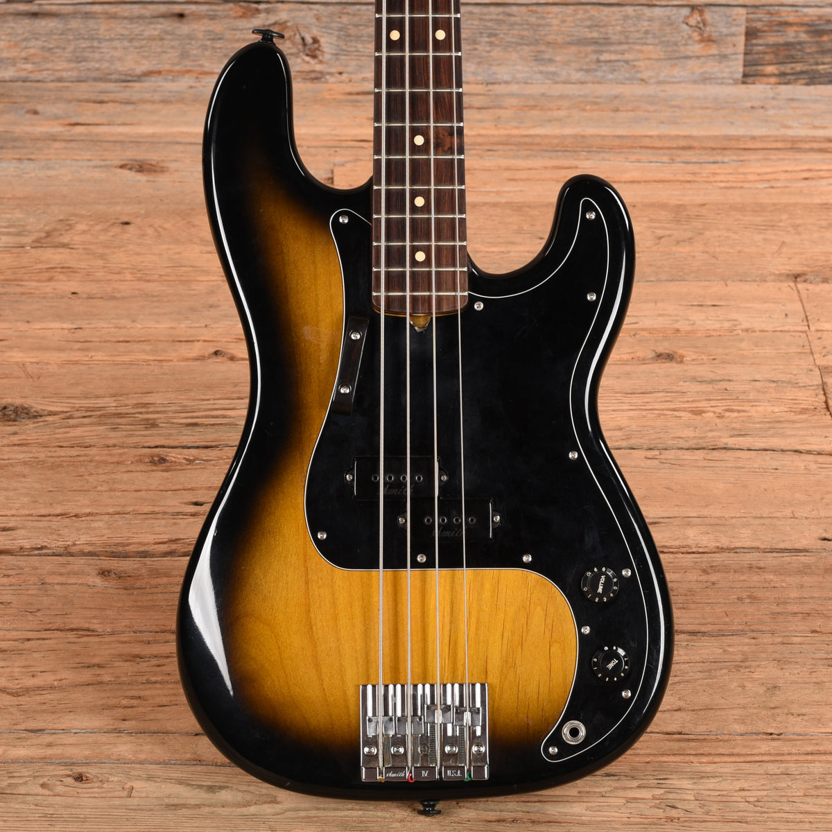 Kubicki P-Bass Sunburst 1980s Bass Guitars