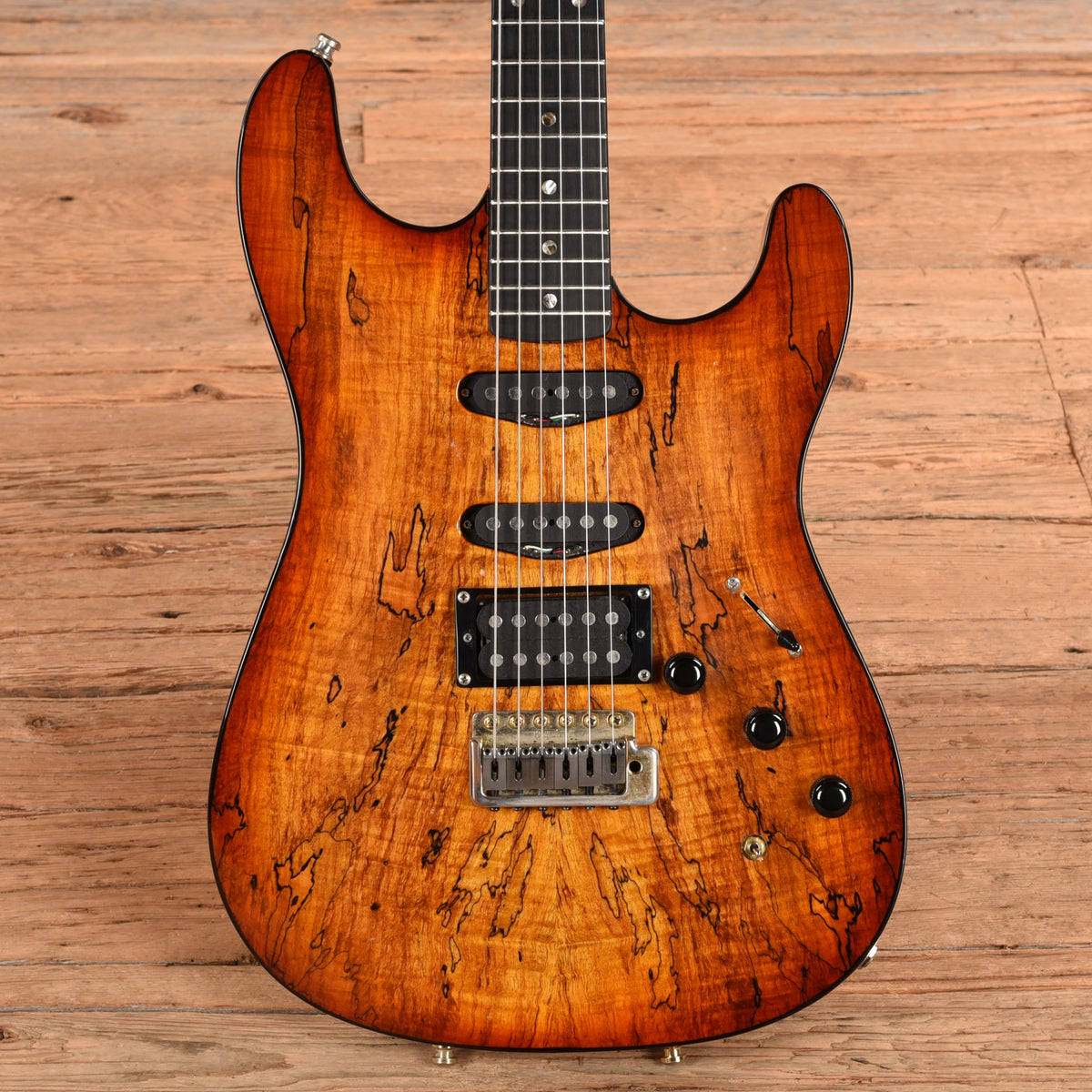 Kubicki S-Style neck w/Warmoth body Natural 1980s Electric Guitars