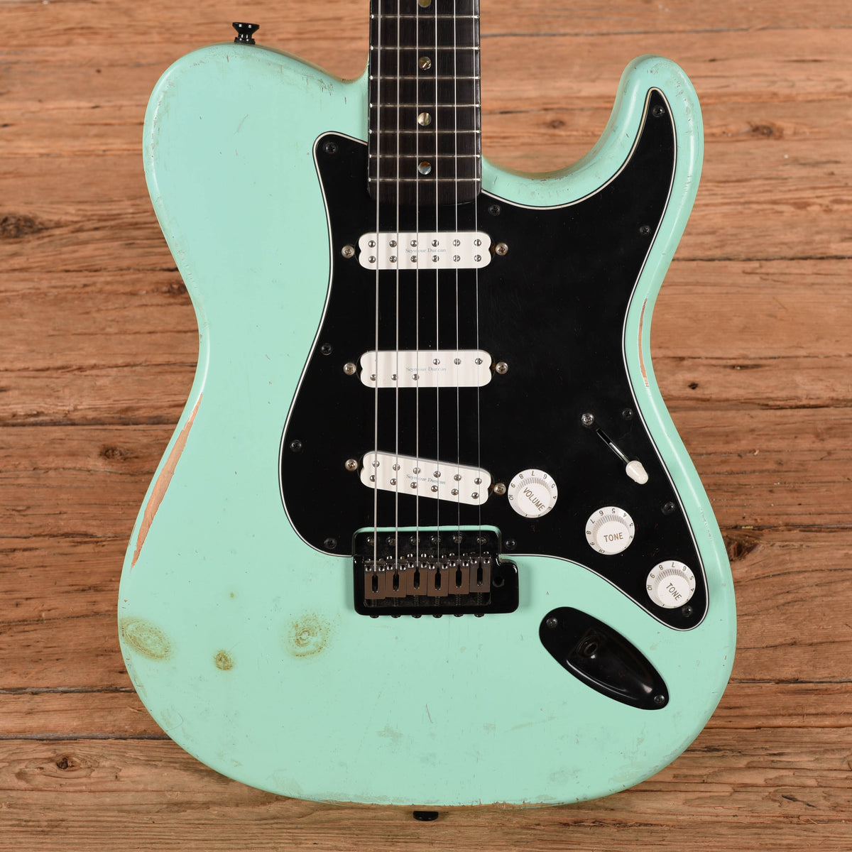 Kubicki T-Style w/ S-Style Pickups Green 1980s Electric Guitars