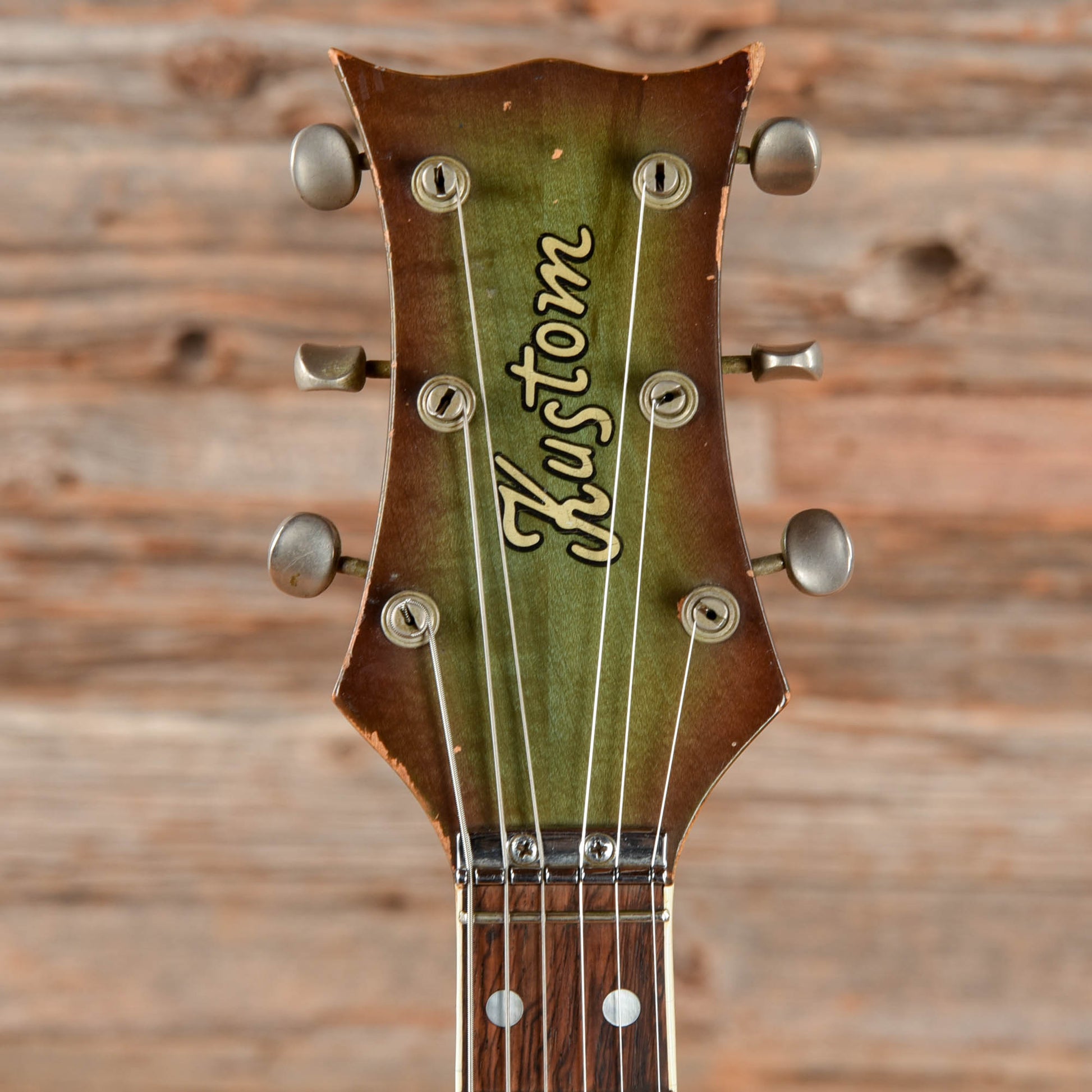 Kustom K-200 Green Burst 1968 Electric Guitars / Semi-Hollow