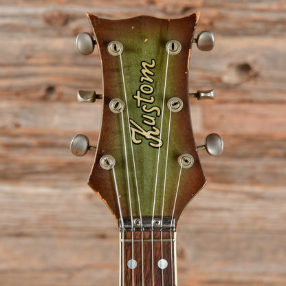 Kustom K-200 Green Burst 1968 Electric Guitars / Semi-Hollow