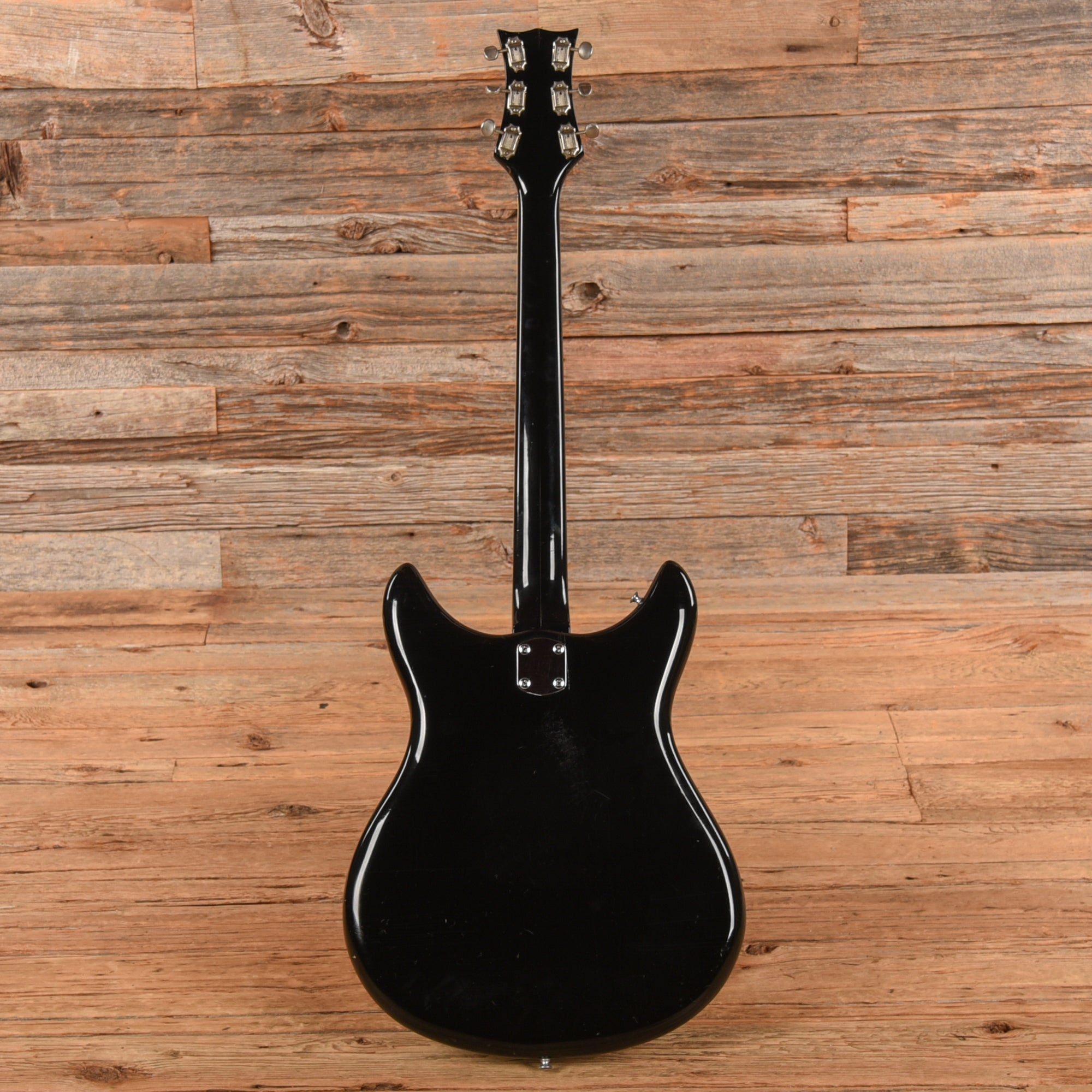 Kustom K200A Black 1970s Electric Guitars / Semi-Hollow