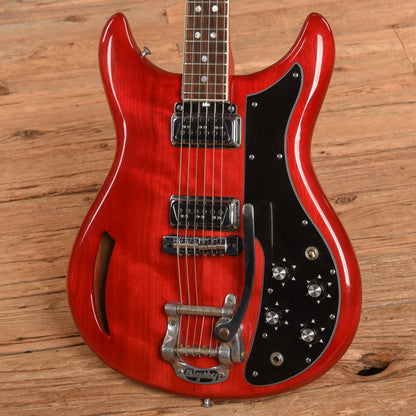 Kustom K200A Cherry 1960s Electric Guitars / Semi-Hollow