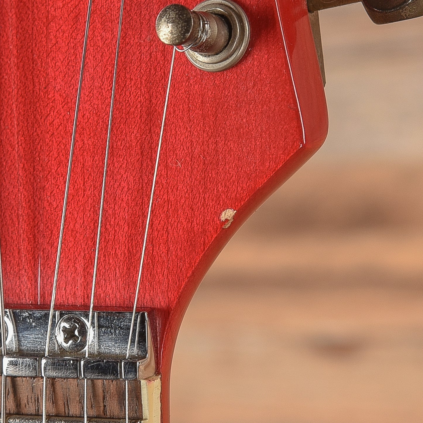 Kustom K200A Cherry 1960s Electric Guitars / Semi-Hollow