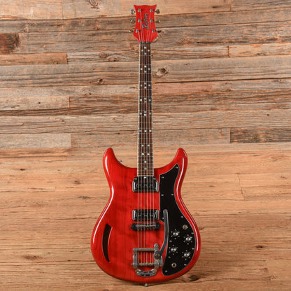 Kustom K200A Cherry 1960s Electric Guitars / Semi-Hollow