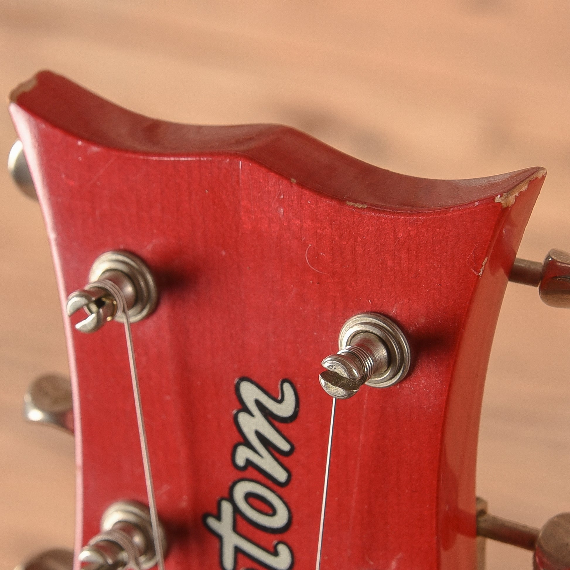 Kustom K200A Cherry 1960s Electric Guitars / Semi-Hollow