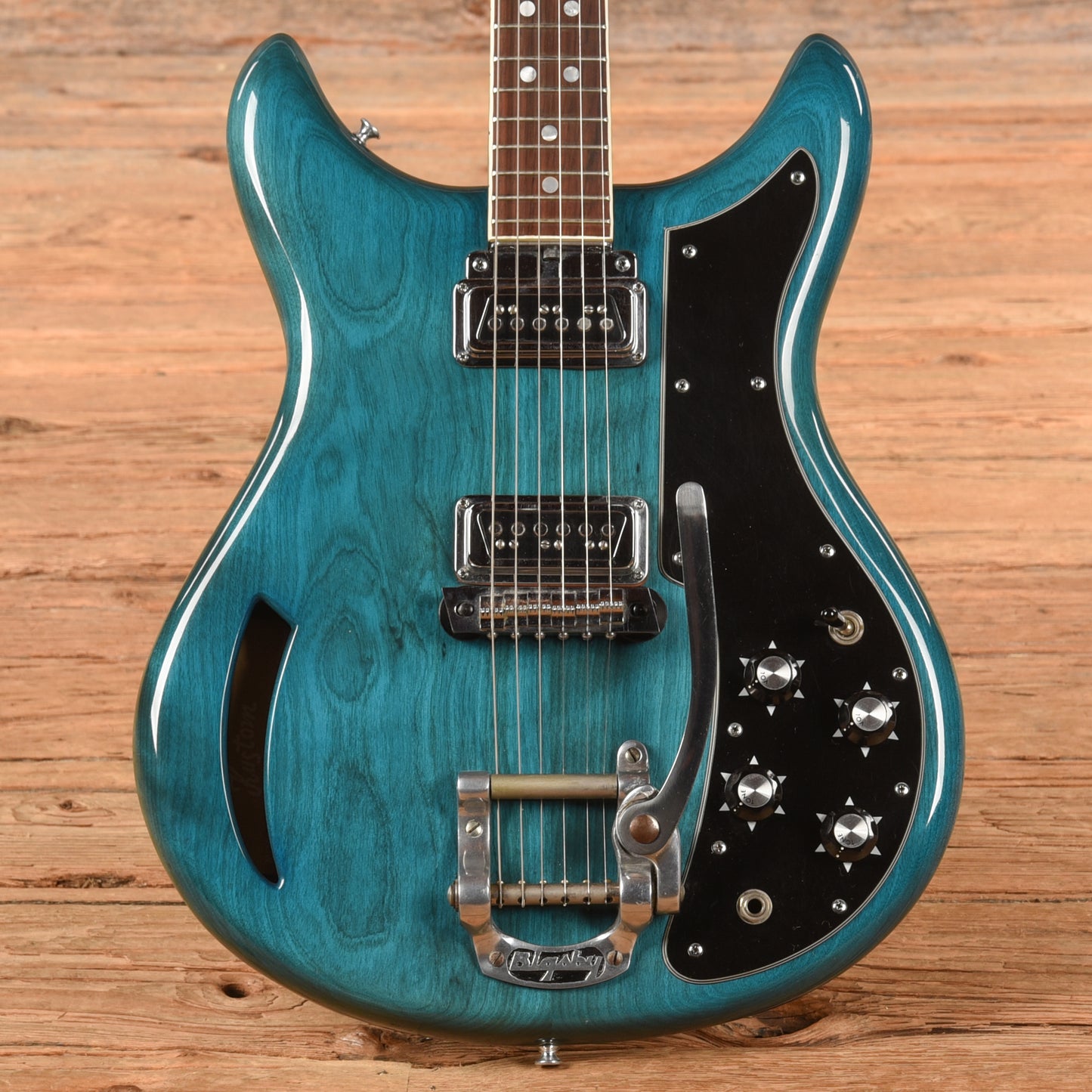 Kustom K200A Teal 1970s Electric Guitars / Semi-Hollow
