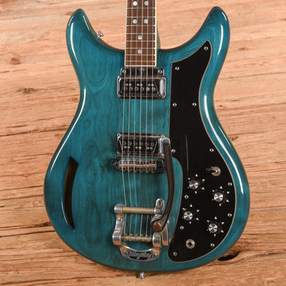 Kustom K200A Teal 1970s Electric Guitars / Semi-Hollow