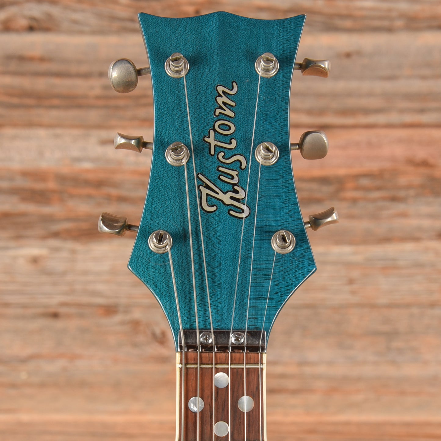 Kustom K200A Teal 1970s Electric Guitars / Semi-Hollow