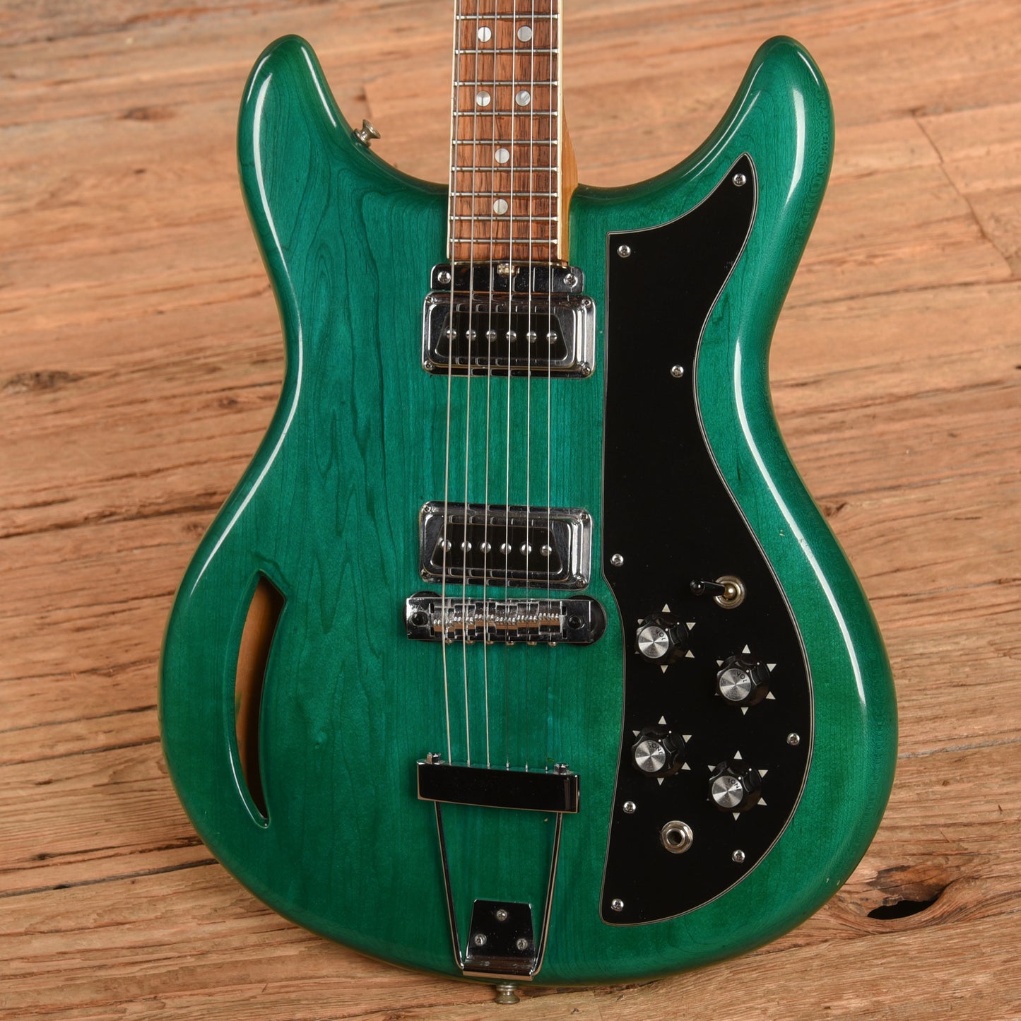 Kustom Kustom K200A Green 1960s Electric Guitars / Semi-Hollow