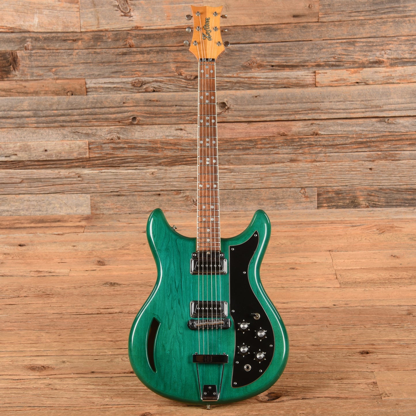 Kustom Kustom K200A Green 1960s Electric Guitars / Semi-Hollow