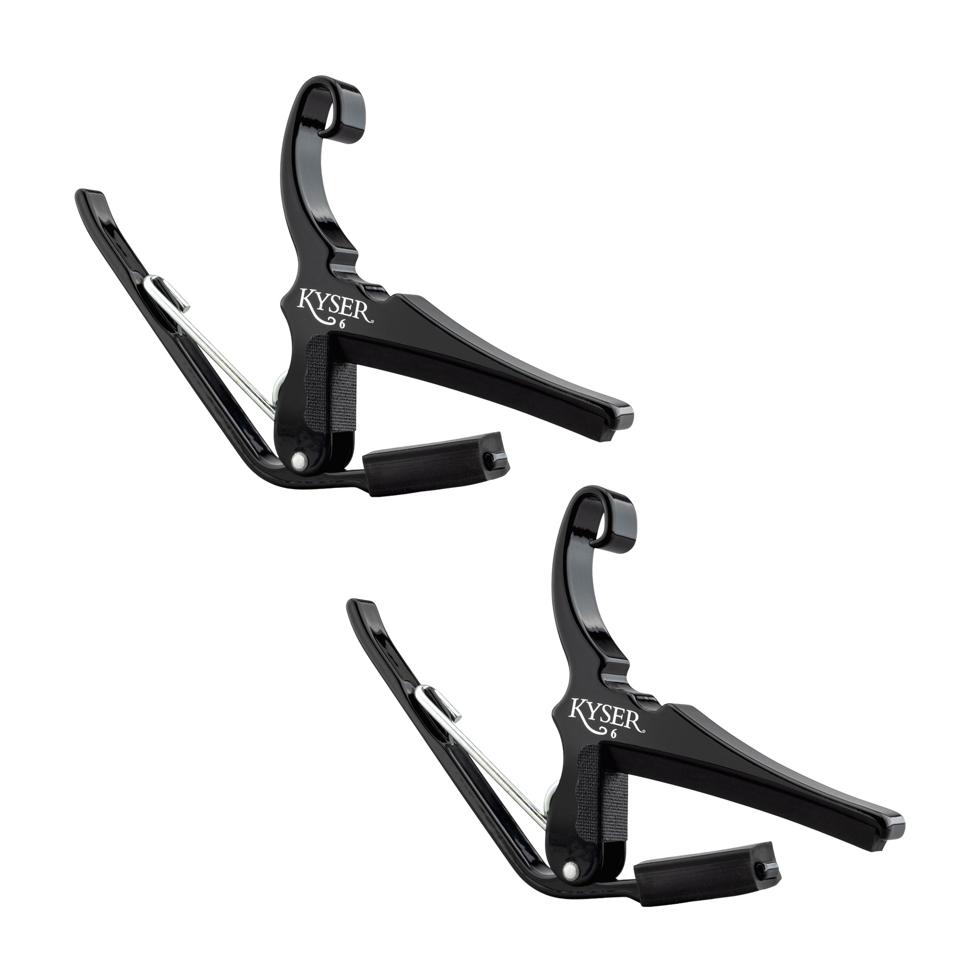 Kyser 6 String Capo Black 2 Pack Bundle Accessories / Capos