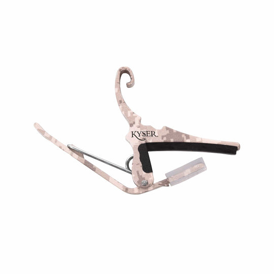 Kyser Guitars 4 Vets Quick-Change Capo for 6-String Acoustic Guitars Digital Camo Accessories / Capos