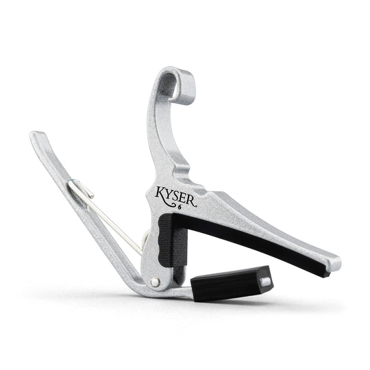 Kyser Quick-Change Acoustic Capo Silver Accessories / Capos