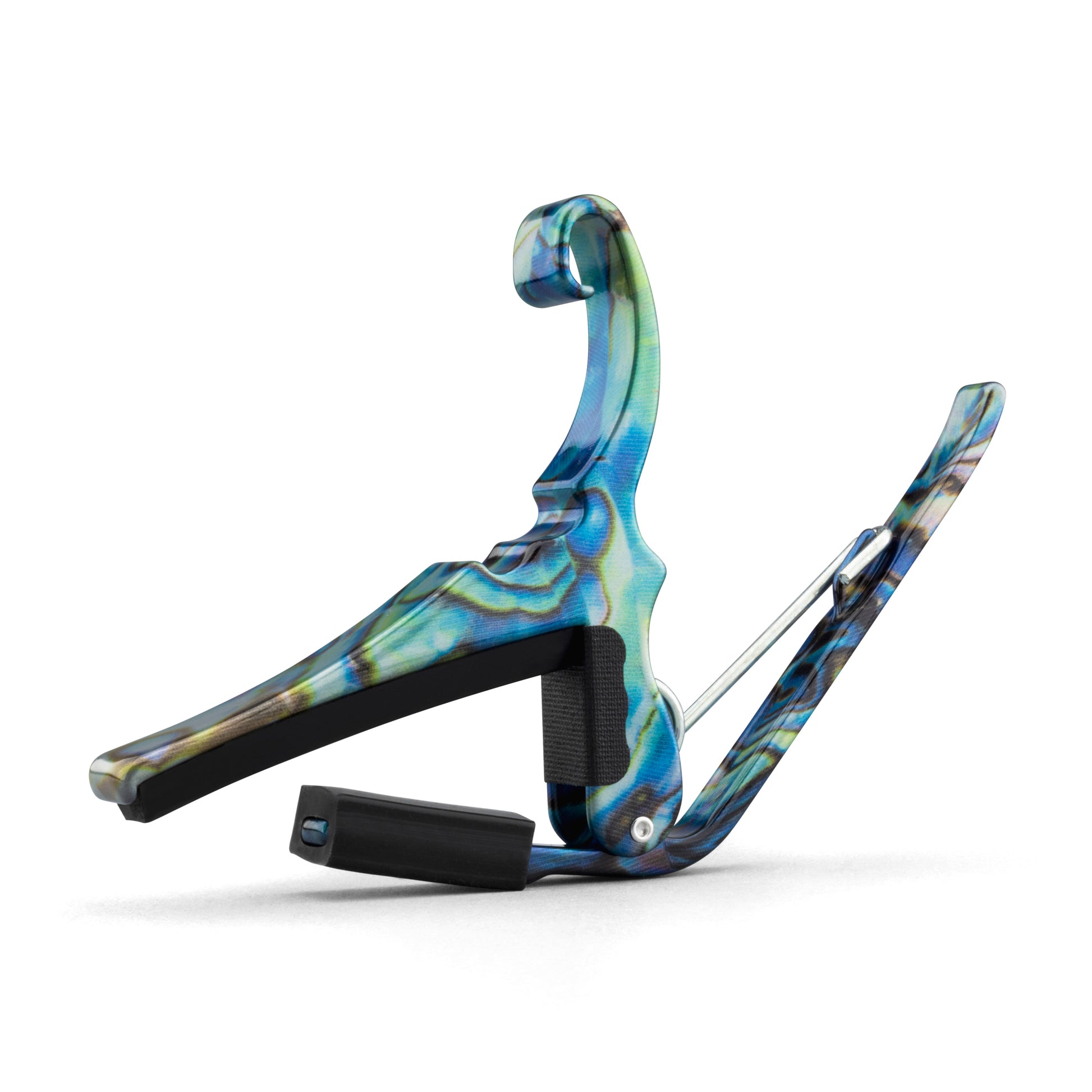 Kyser Quick-Change Capo for 6-String Acoustic Guitars Abalone Accessories / Capos