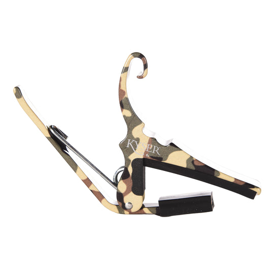 Kyser Quick-Change Capo for 6-String Acoustic Guitars Camo 2.0 Accessories / Capos
