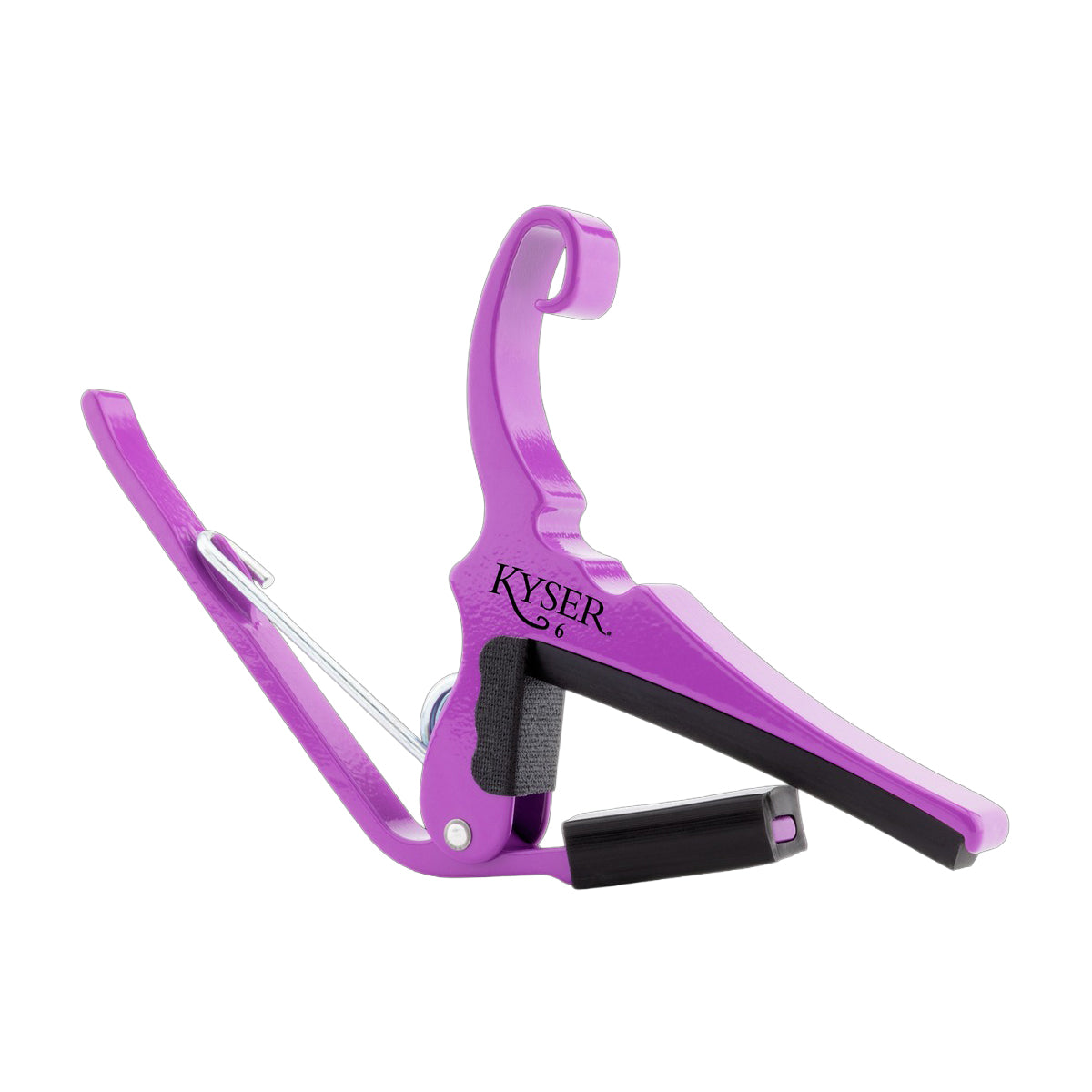 Kyser Quick-Change ColorWaves Capo for 6-String Acoustic Guitars Purple Rain Accessories / Capos