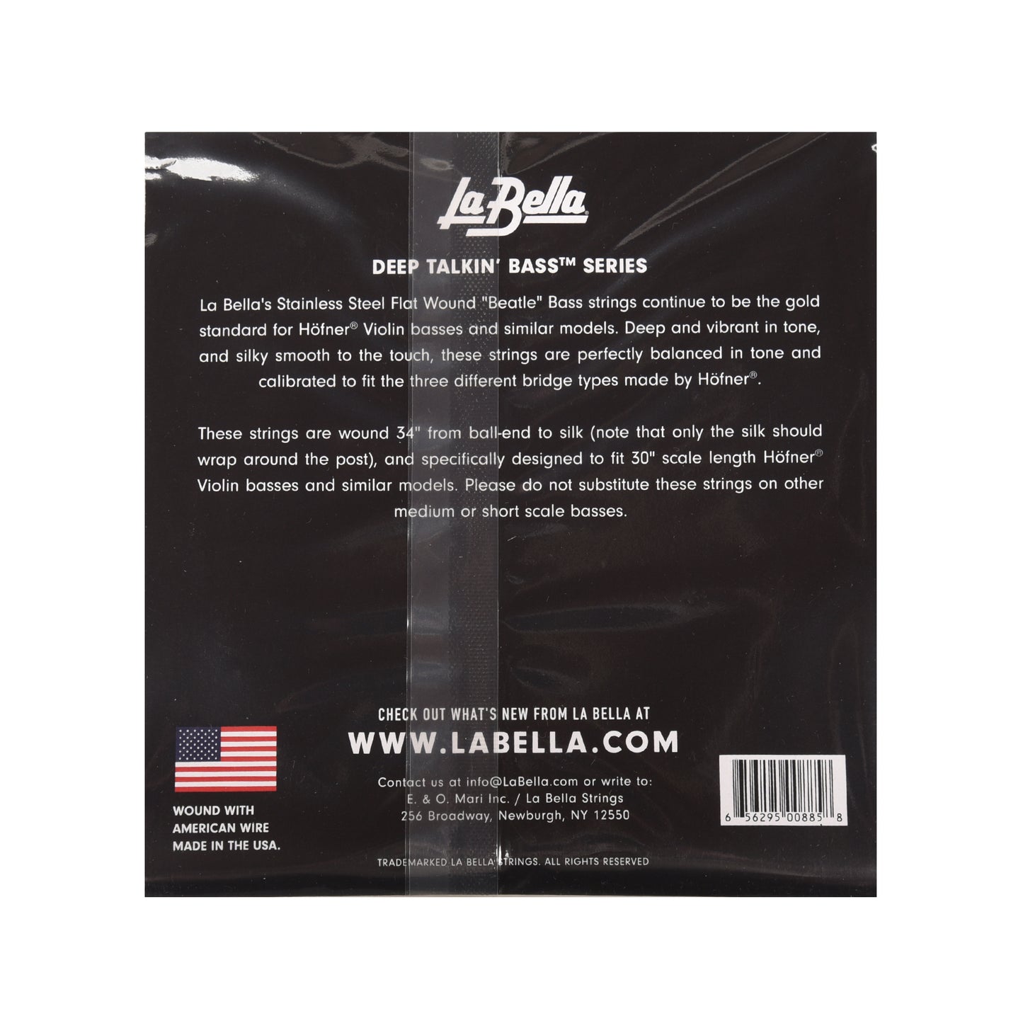 La Bella 760FHBB Deep Talkin Bass Beatle Bass Strings 50-100 Accessories / Strings / Bass Strings