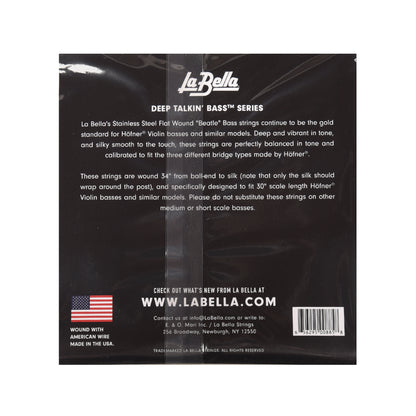 La Bella 760FHBB Deep Talkin Bass Beatle Bass Strings 50-100 Accessories / Strings / Bass Strings