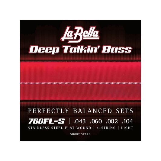 La Bella 760FL-S Deep Talkin' Bass Flats Light Short Scale 43-104 Accessories / Strings / Bass Strings
