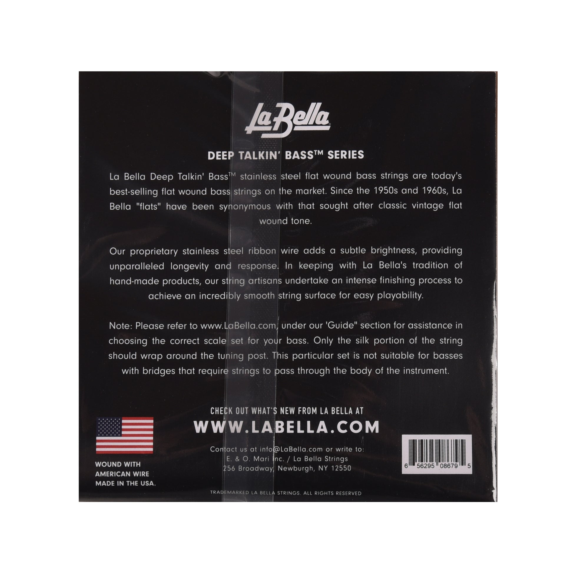 La Bella 760FL-S Deep Talkin' Bass Flats Light Short Scale 43-104 Accessories / Strings / Bass Strings