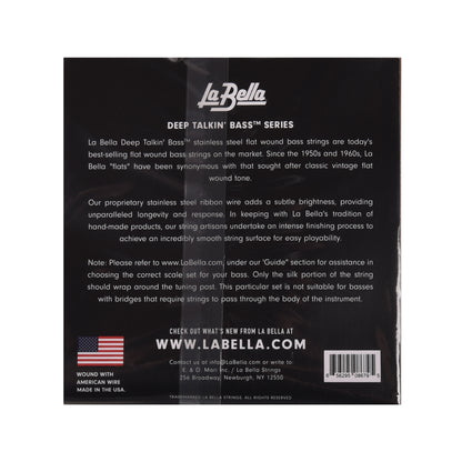La Bella 760FL-S Deep Talkin' Bass Flats Light Short Scale 43-104 Accessories / Strings / Bass Strings