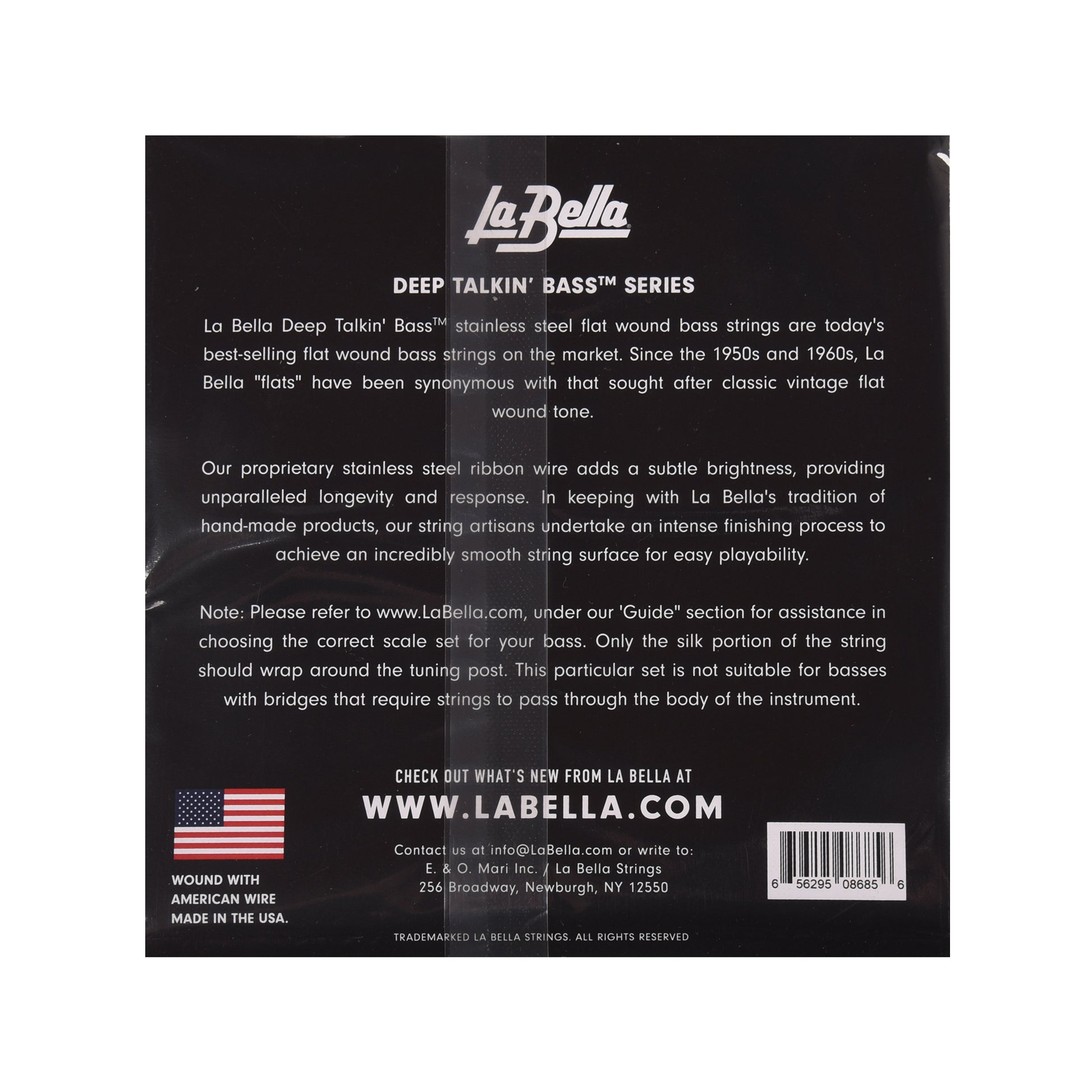 La Bella 760FM-S Deep Talkin' Bass Flats Medium Short Scale 49-109 Accessories / Strings / Bass Strings