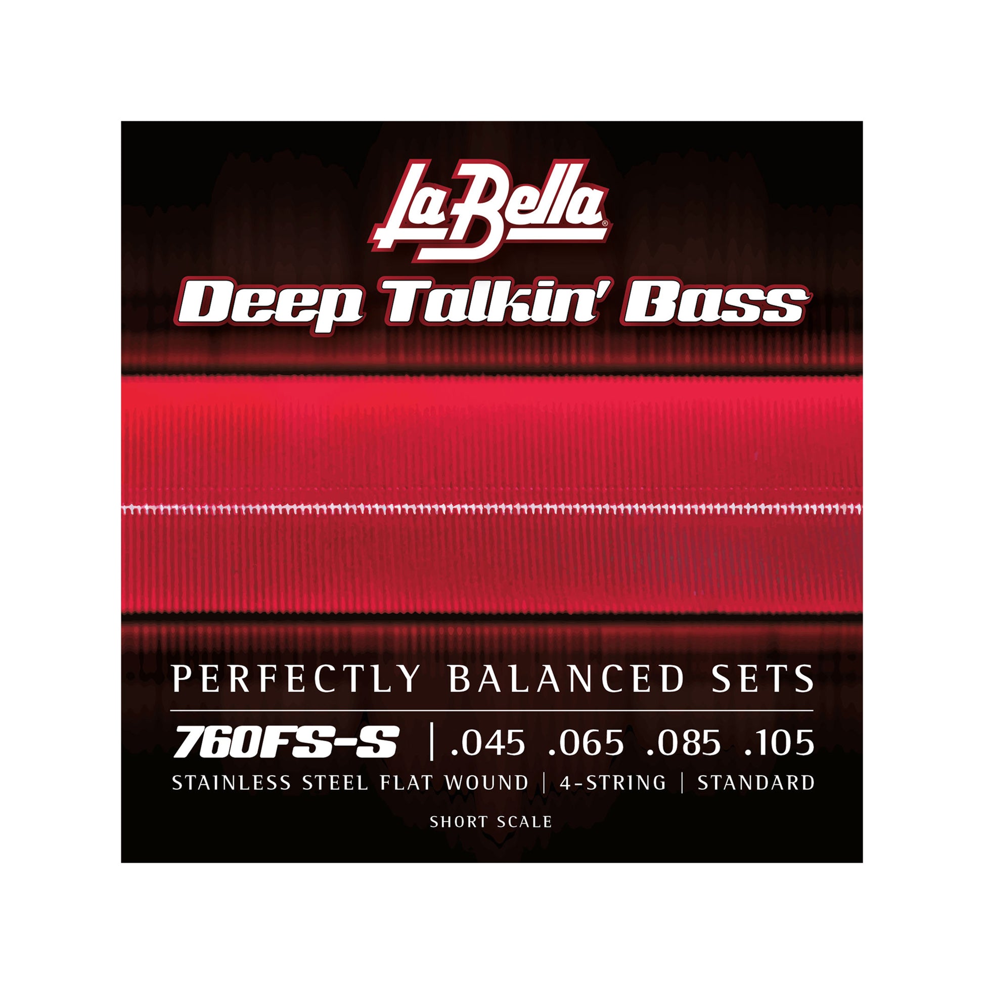 La Bella 760FS-S Deep Talkin' Bass Flats Standard Short Scale 45-105 Accessories / Strings / Bass Strings