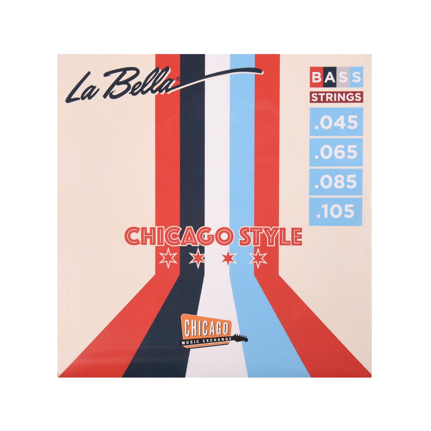 La Bella "Chicago Style" Pure Nickel Bass Strings 45-105 Accessories / Strings / Bass Strings