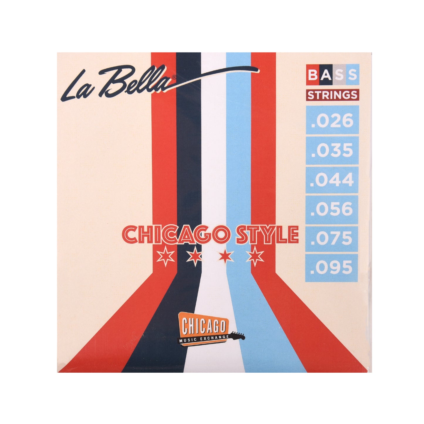 La Bella "Chicago Style" Pure Nickel Bass Strings Bass VI 26-95 Accessories / Strings / Bass Strings