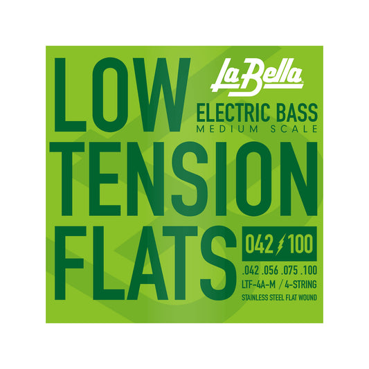 La Bella LTF-4A-M Low Tension Flexible Flats Medium Scale 42-100 Accessories / Strings / Bass Strings