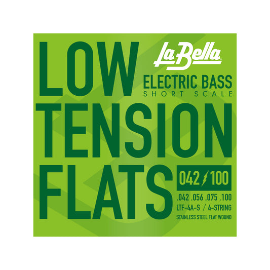 La Bella LTF-4A-S Low Tension Flexible Flats Short Scale 42-100 Accessories / Strings / Bass Strings