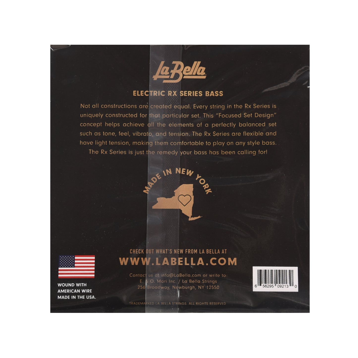 La Bella RX-N4A RX Nickel-Plated Round Wound Custom Light Short Scale Bass Strings 40-100 Accessories / Strings / Bass Strings