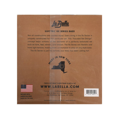 La Bella RX-S4A RX Stainless Steel Round Wound Custom Light 40-100 Accessories / Strings / Bass Strings