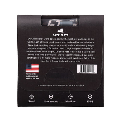 La Bella 20PM Stainless Steel Flat Wound Strings Medium 13-53 Accessories / Strings / Guitar Strings