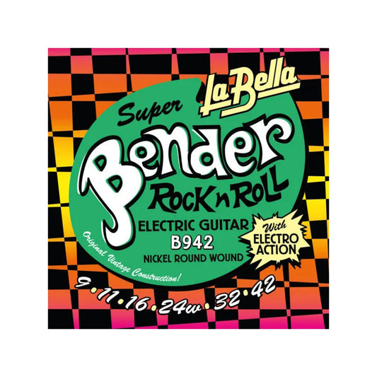 La Bella B942 Super Bender Electric Guitar Strings 9-42 Accessories / Strings / Guitar Strings