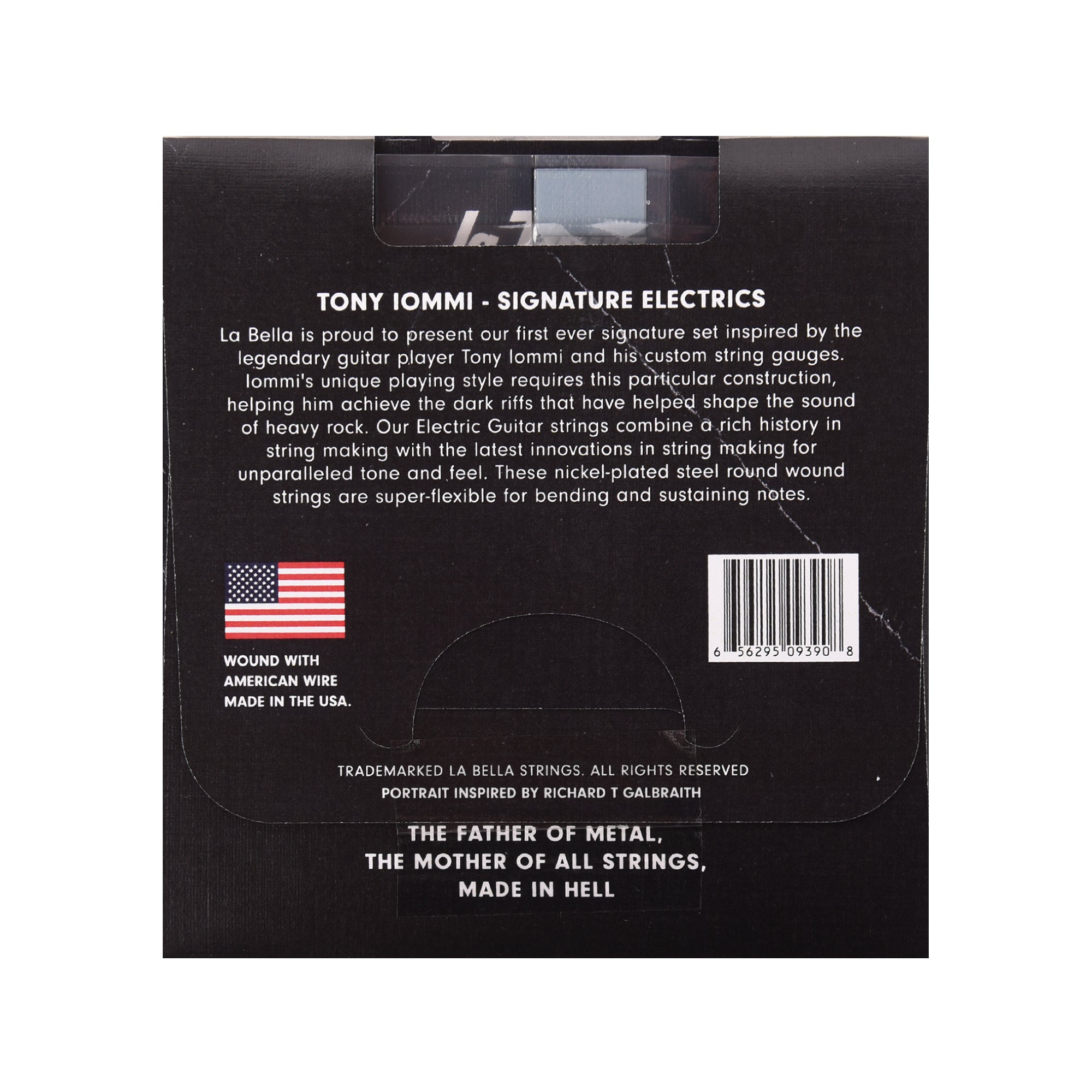 La Bella TI942 Tony Iommi Signature Electric Guitar Strings 9-42 Accessories / Strings / Guitar Strings