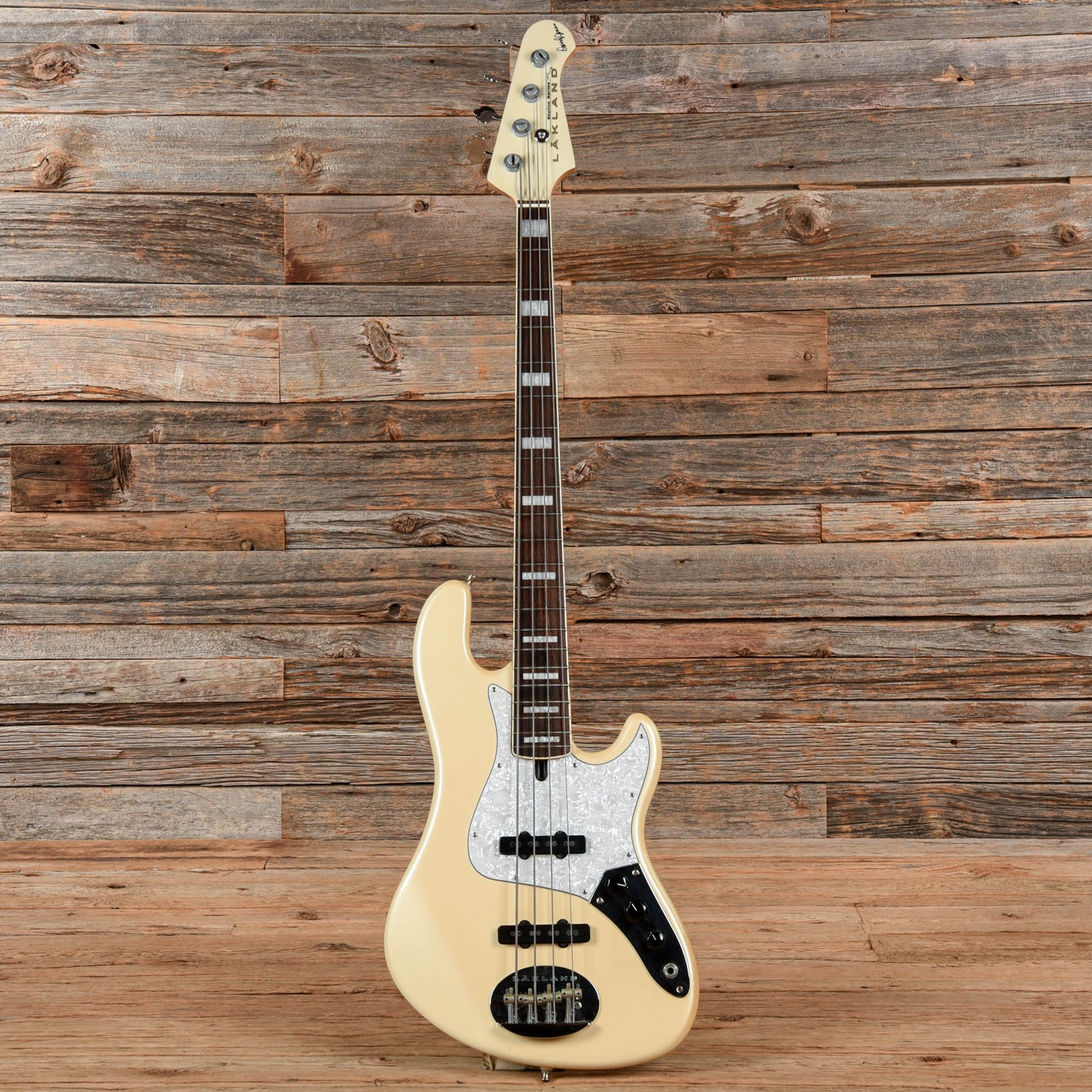 Lakland Skyline DJ4 Darryl Jones Signature White Bass Guitars / 4-String