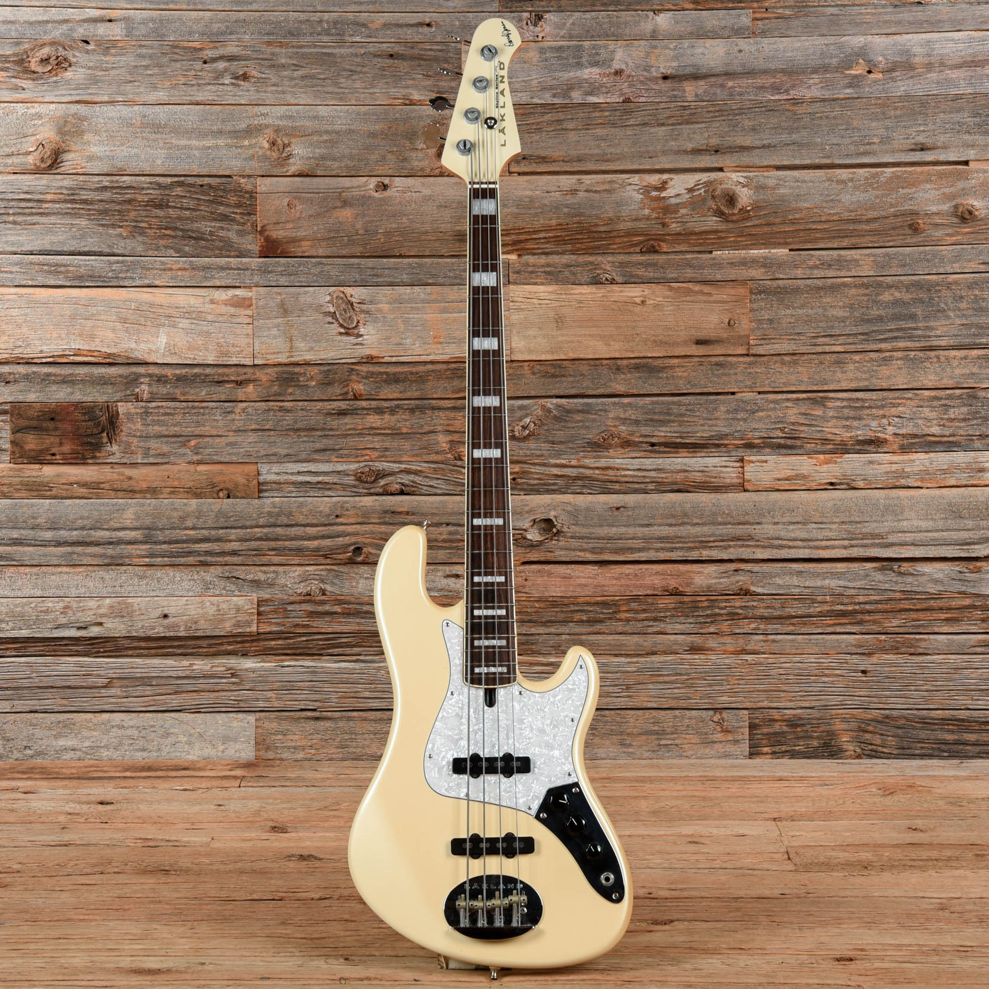 Lakland Skyline DJ4 Darryl Jones Signature White Bass Guitars / 4-String