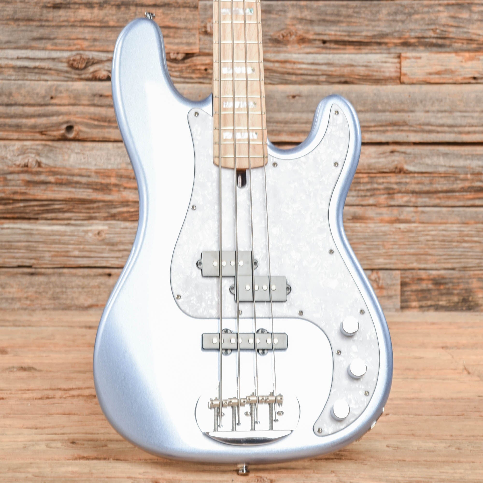 Lakland Skyline Series 44-64 Custom Ice Blue Metallic Bass Guitars / 4-String