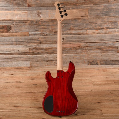 Lakland Skyline Series 44-64 Custom Transparent Red 2023 Bass Guitars / 4-String