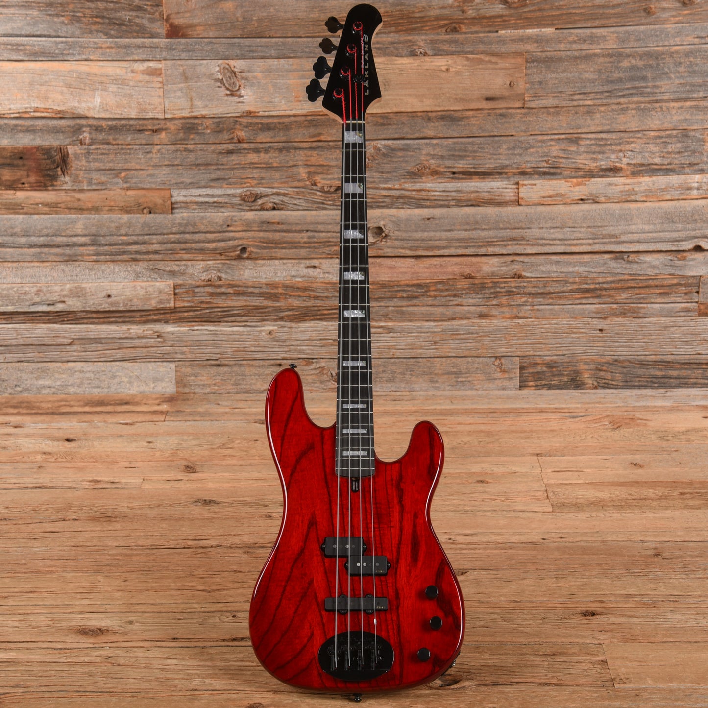 Lakland Skyline Series 44-64 Custom Transparent Red 2023 Bass Guitars / 4-String