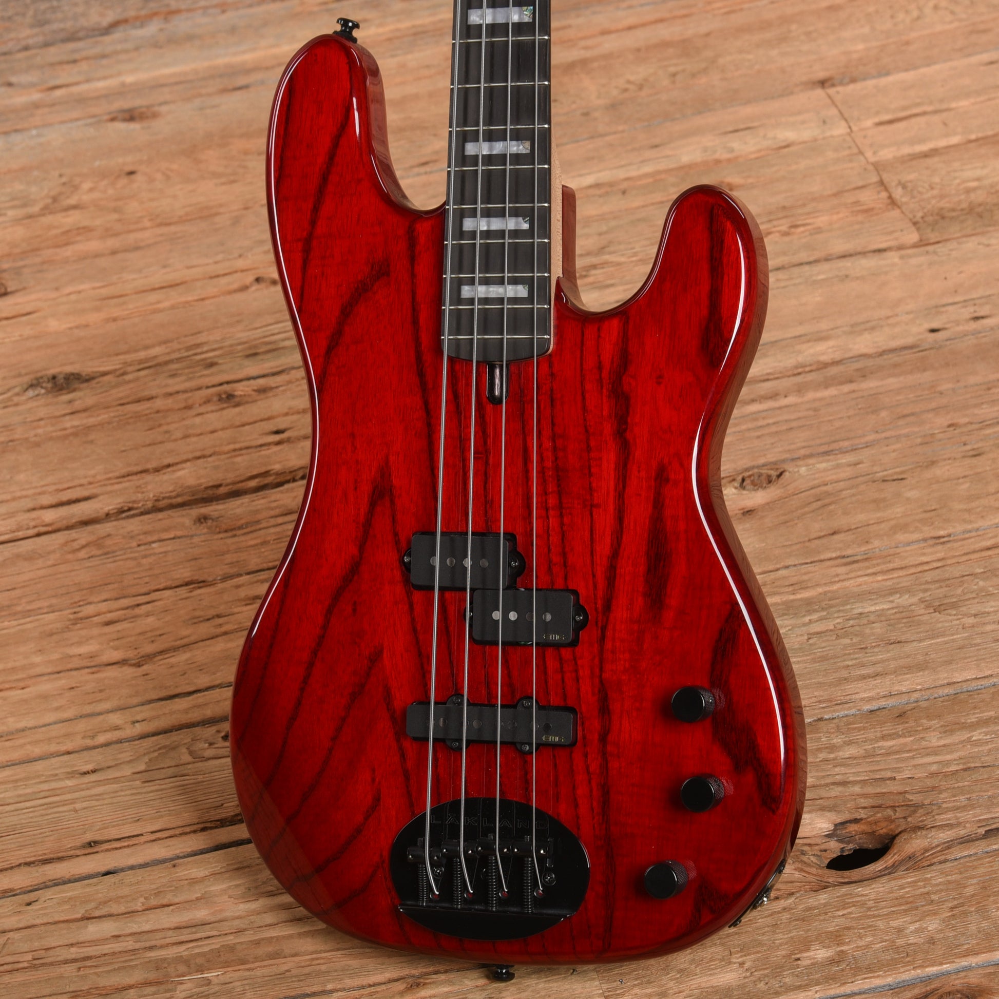Lakland Skyline Series 44-64 Custom Transparent Red 2023 Bass Guitars / 4-String
