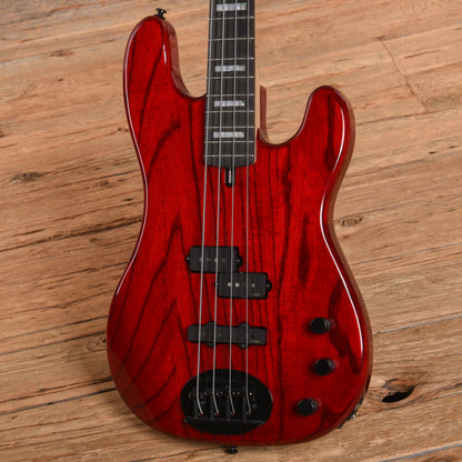 Lakland Skyline Series 44-64 Custom Transparent Red 2023 Bass Guitars / 4-String