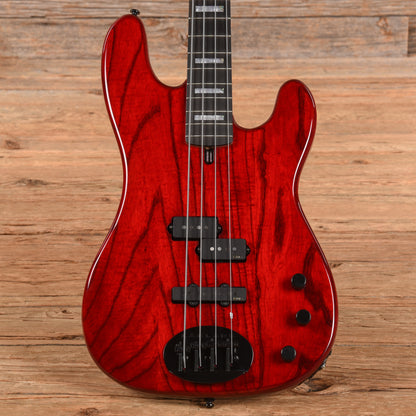 Lakland Skyline Series 44-64 Custom Transparent Red 2023 Bass Guitars / 4-String