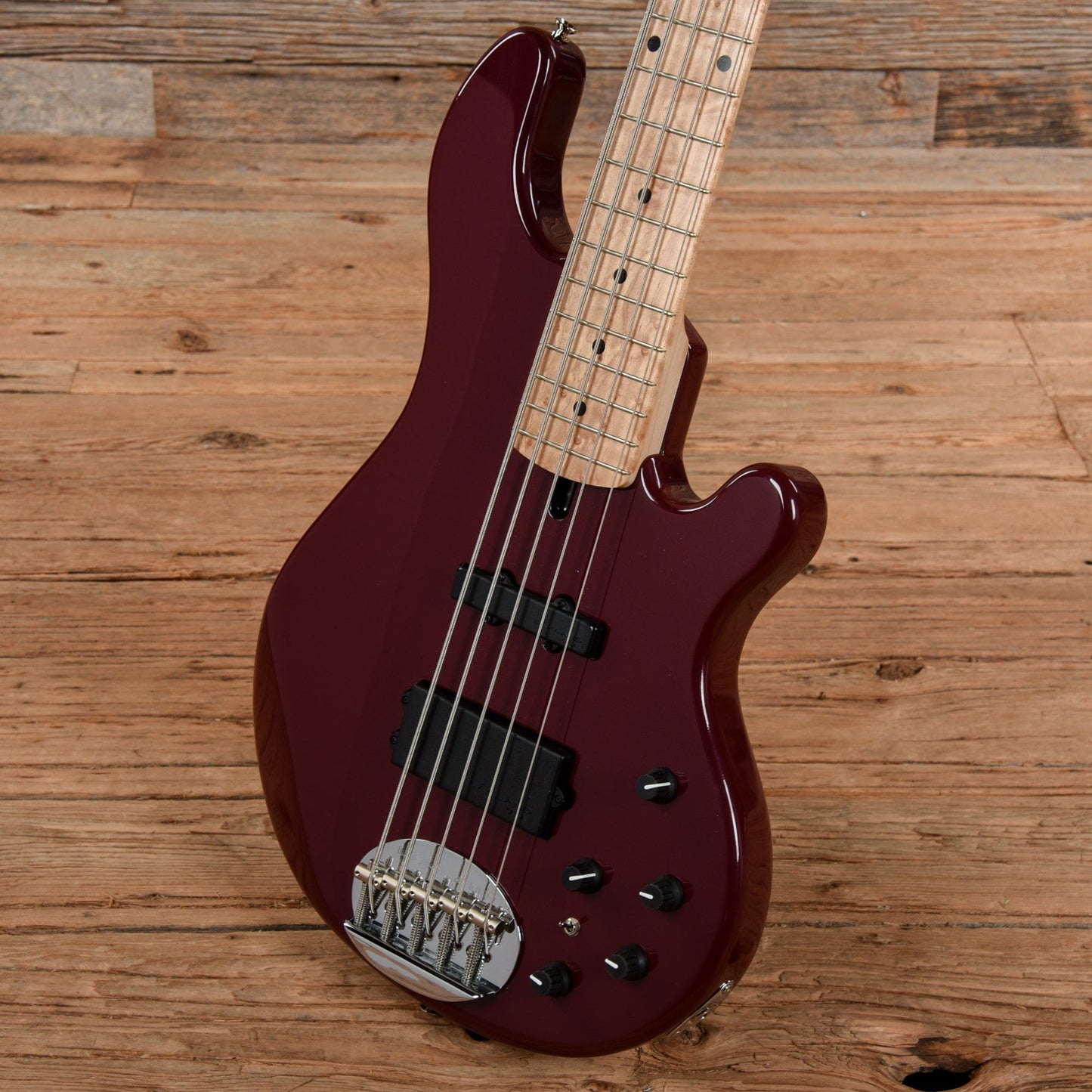 Lakland USA 55-94 Deluxe Burgundy Metallic Bass Guitars / 5-String or More